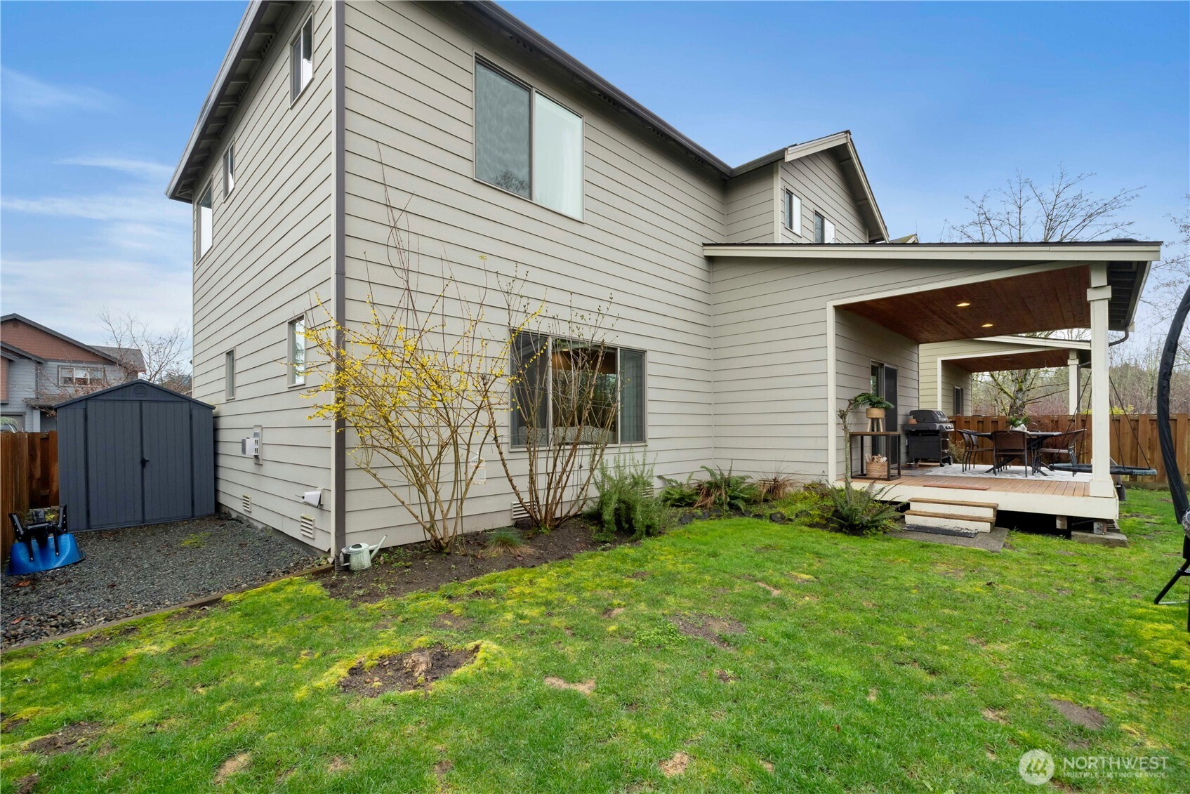 329 South Spruce Street Buckley, WA 98321 - Photo 32 of 36 a view of a house with backyard