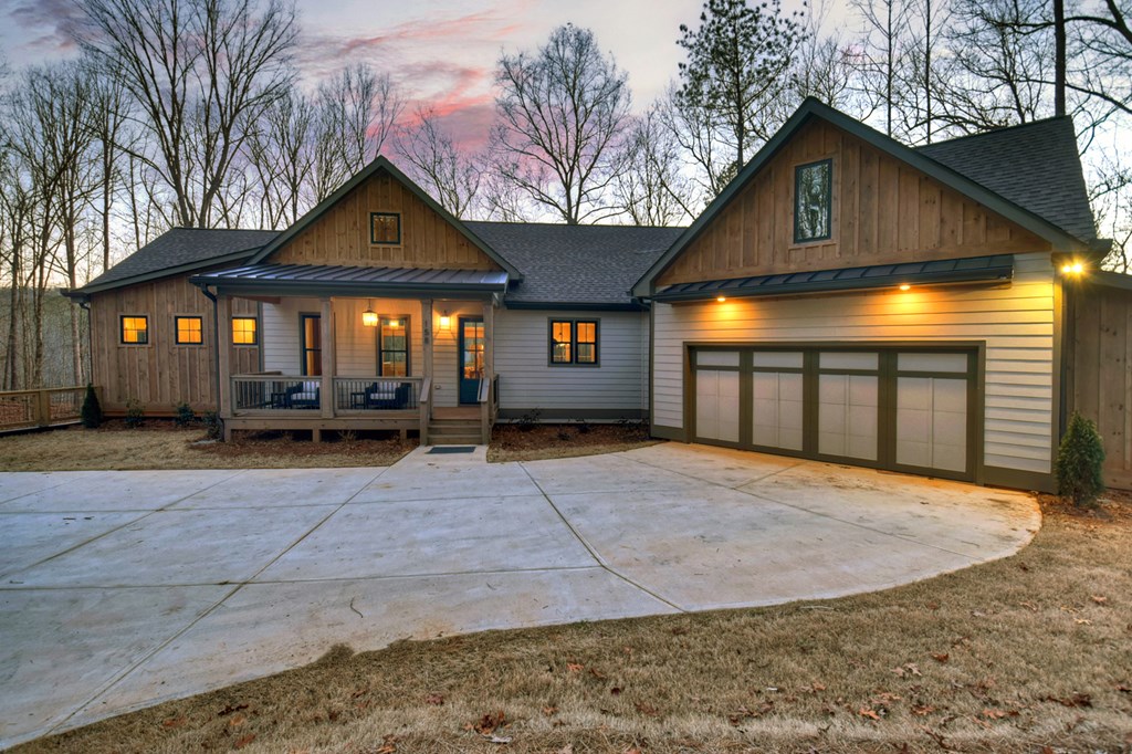 158 Treeline Lane Ellijay, GA 30540 - Photo 86 of 95 a front view of a house with a yard