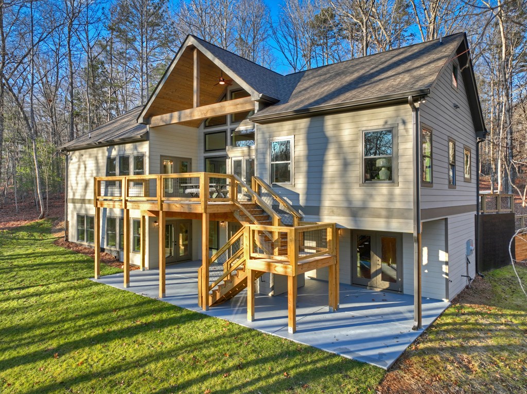 158 Treeline Lane Ellijay, GA 30540 - Photo 93 of 95 a front view of a house with a yard