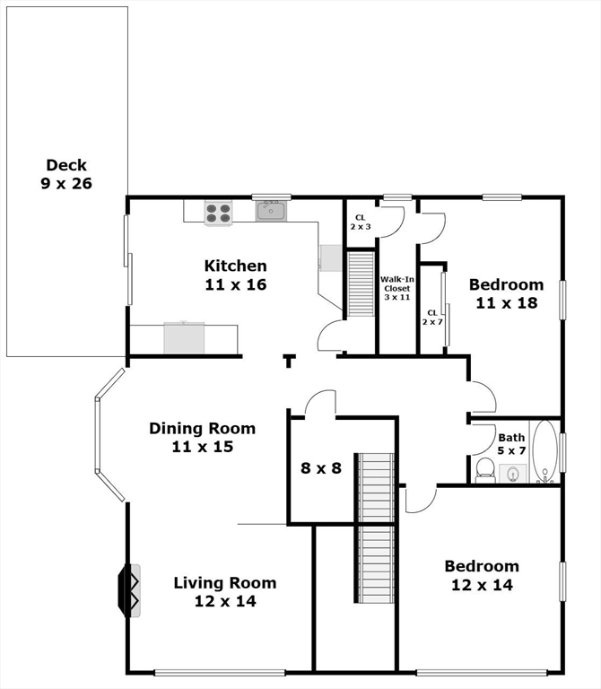 51 Wallingford Road Boston, MA 02135 - Photo 40 of 42 a picture of a floor plan