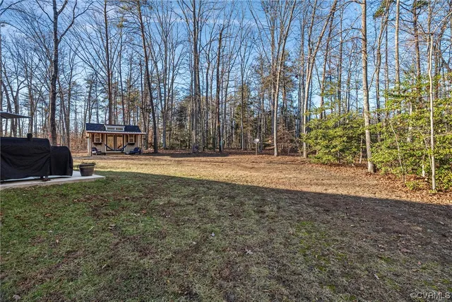 a view of outdoor space with green space