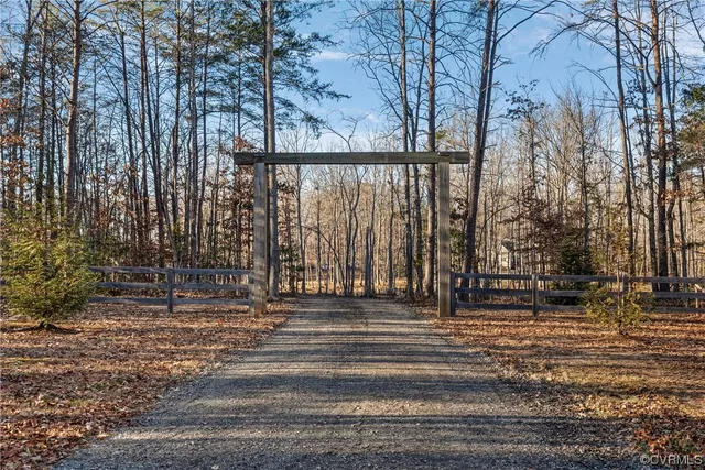 a building with trees in front of it