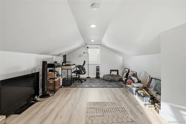 a very nice looking room with a large window