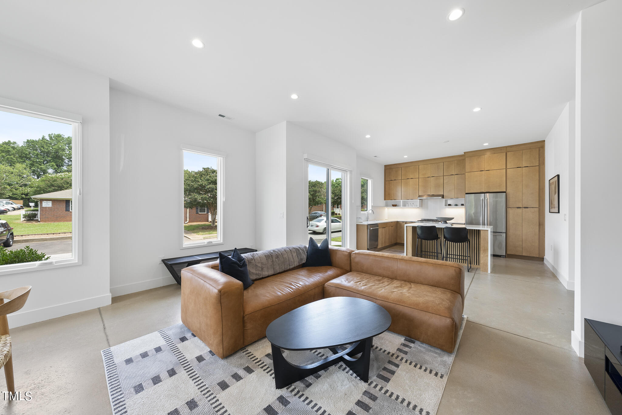 1012 Parker Street Raleigh, NC 27607 - Photo 6 of 39 a living room with furniture and a large window