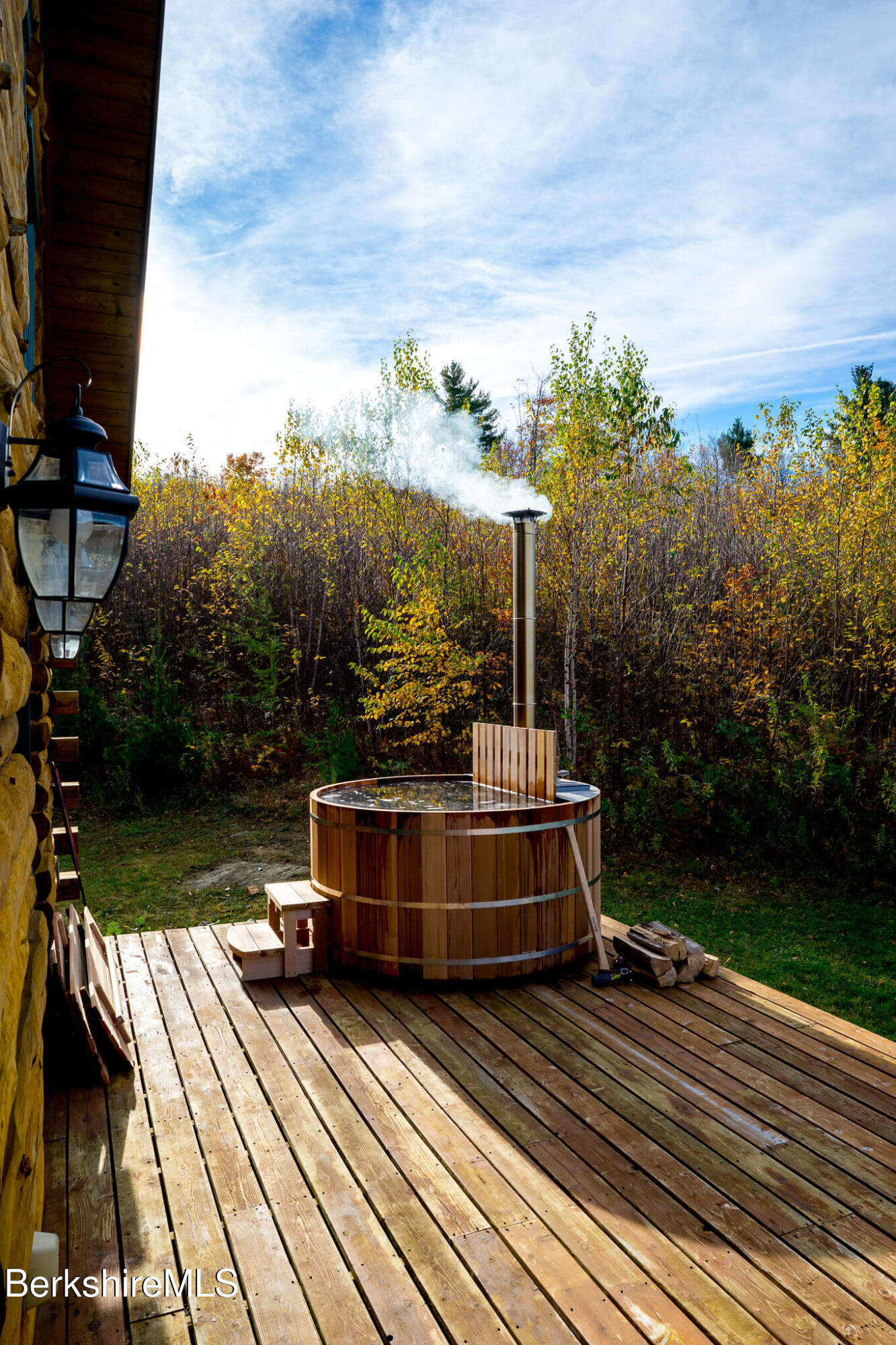 15 Stephanie Lane Peru, MA 01235 - Photo 27 of 37 a view of balcony with wooden floor and city view
