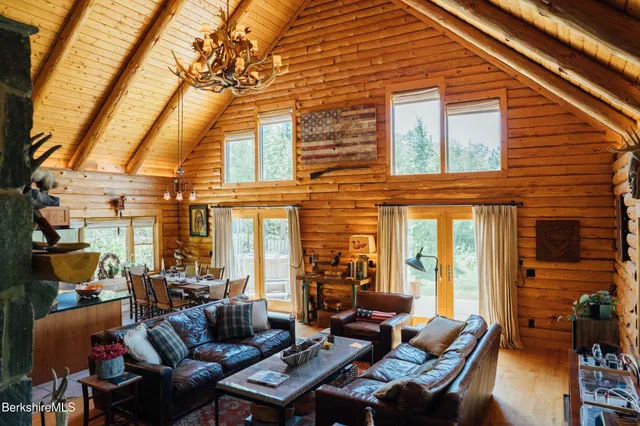 a outdoor living space with furniture