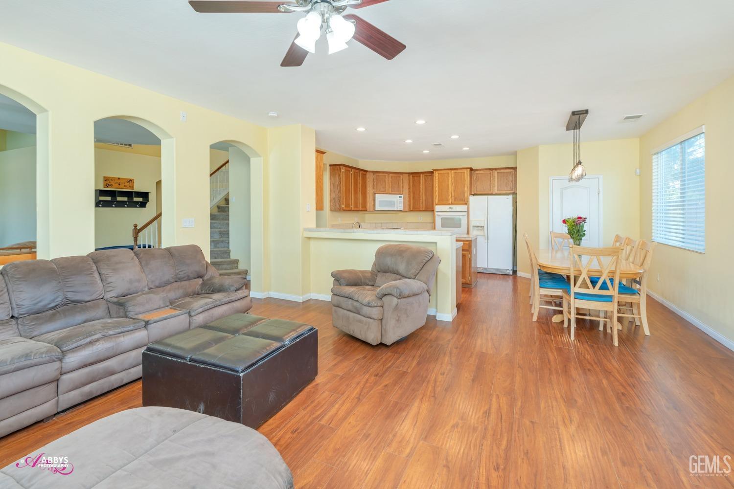 Undisclosed Address Bakersfield, CA 93312 - Photo 11 of 53 Family room looking into kitchen and informal dining area