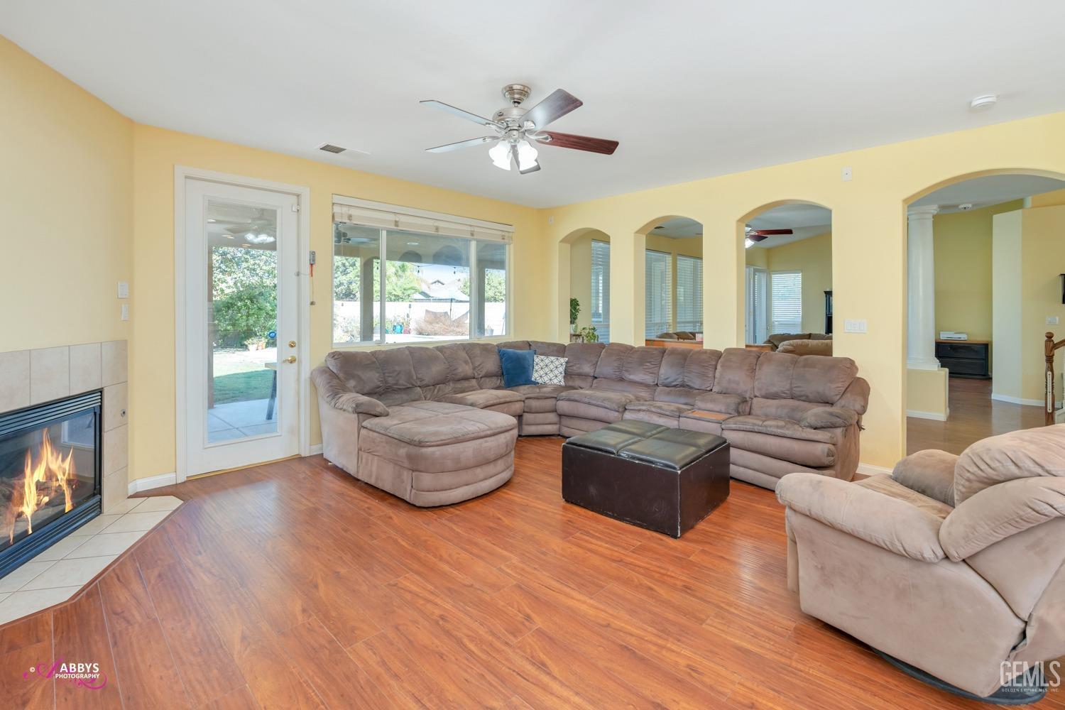 Undisclosed Address Bakersfield, CA 93312 - Photo 10 of 53 Family room - arches looking into formal living room