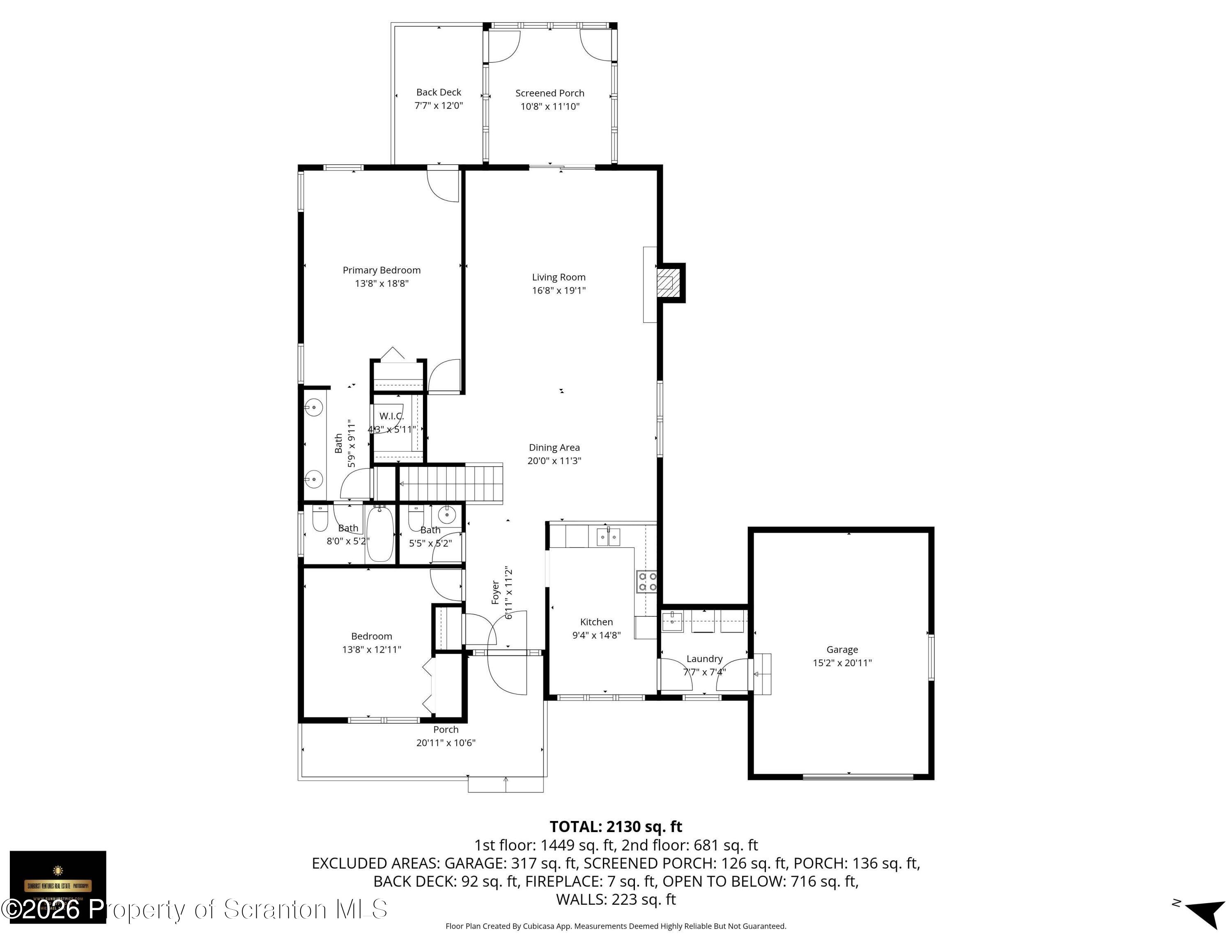 67 Bender Road Gouldsboro, PA 18424 - Photo 21 of 69 67 Bender Rd 1st Fl Layout