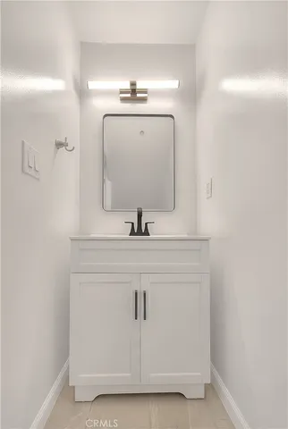 a view of empty room with windows