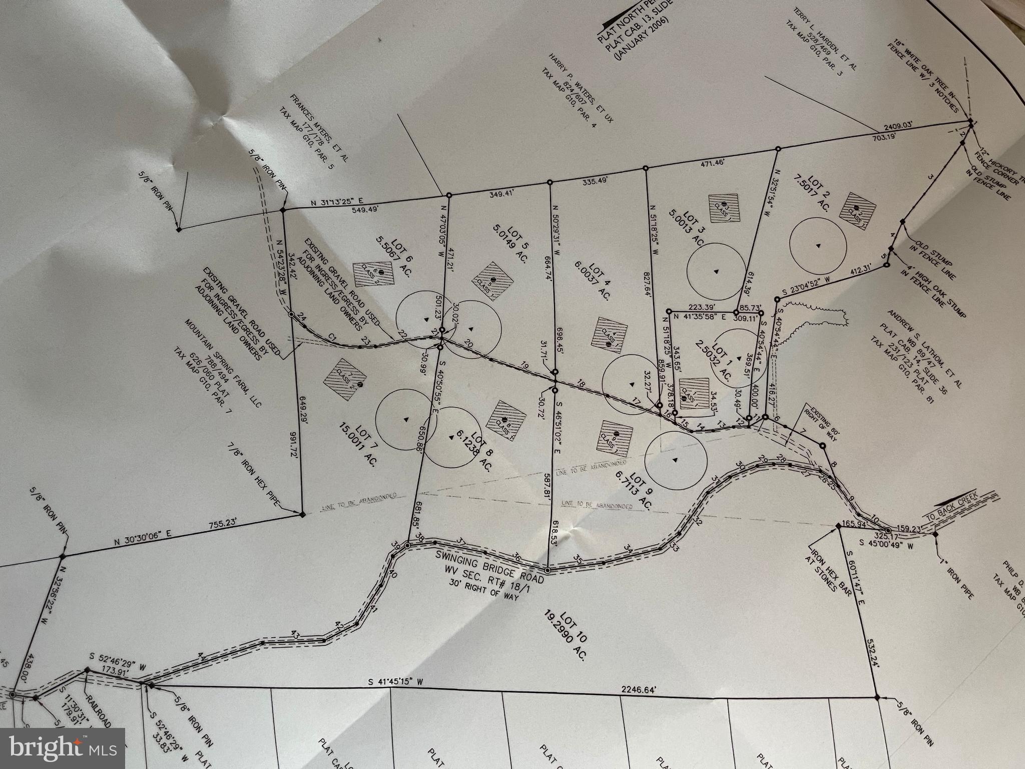 Lot 3 Gobbler Road Hedgesville, WV 25427 - Photo 3 of 13 Plat of all lots