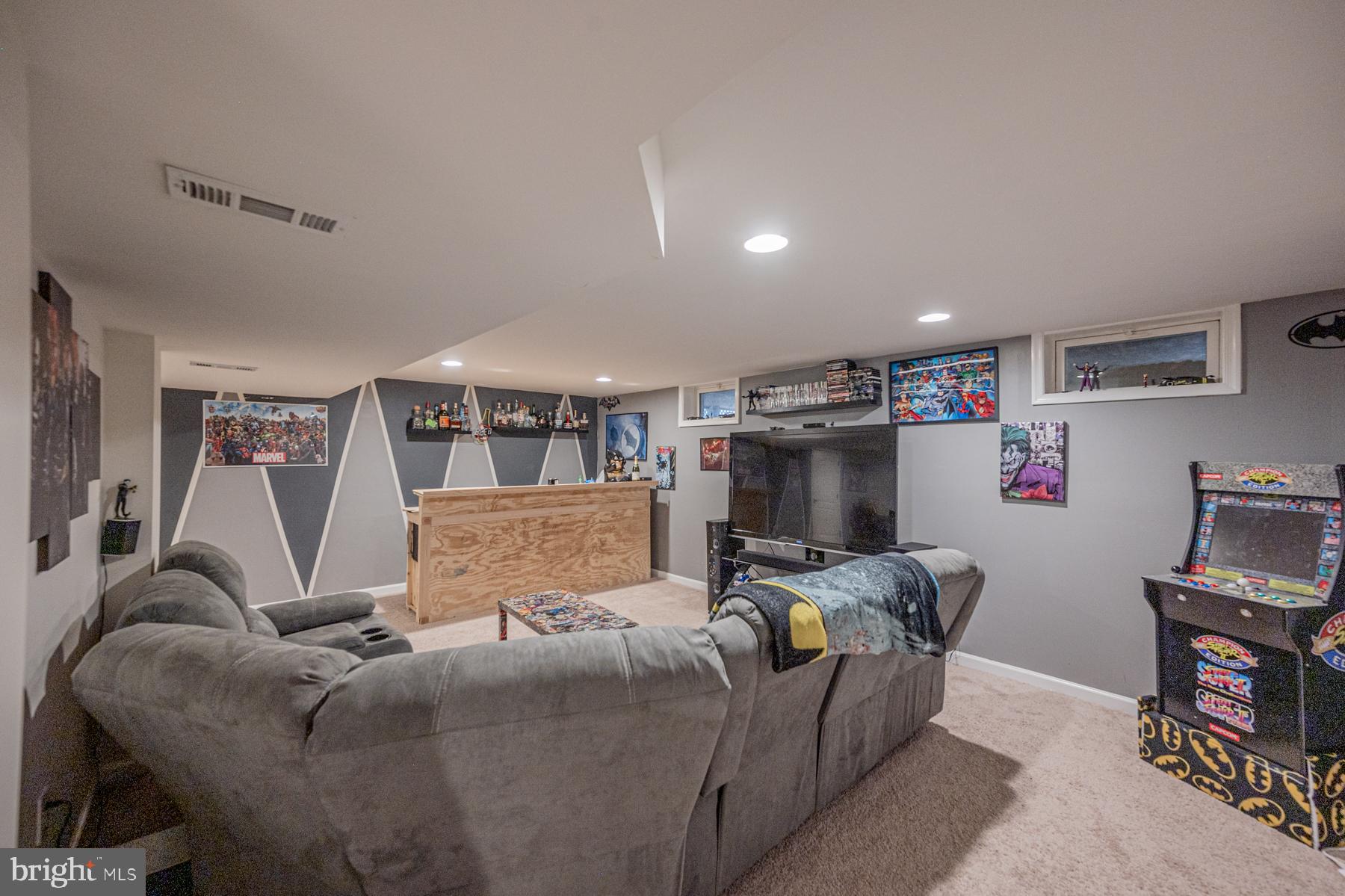 3 Cedarhill Road Randallstown, MD 21133 - Photo 29 of 37 Fully Finished basement with bar
