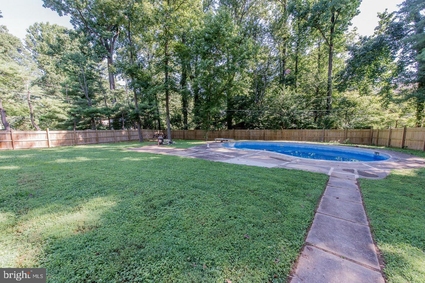 3 Cedarhill Road Randallstown, MD 21133 - Photo 6 of 37 Large Backyard with Inground Pool