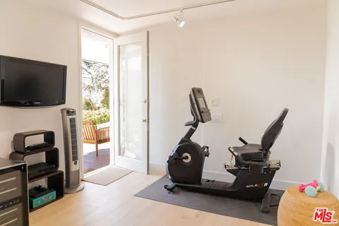 a view of a workspace with a window