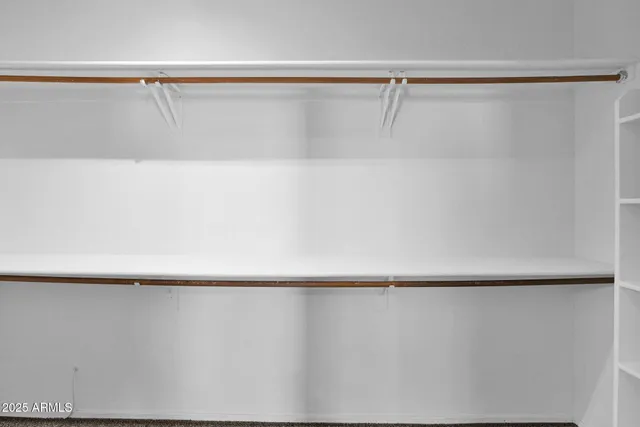 a view of a closet