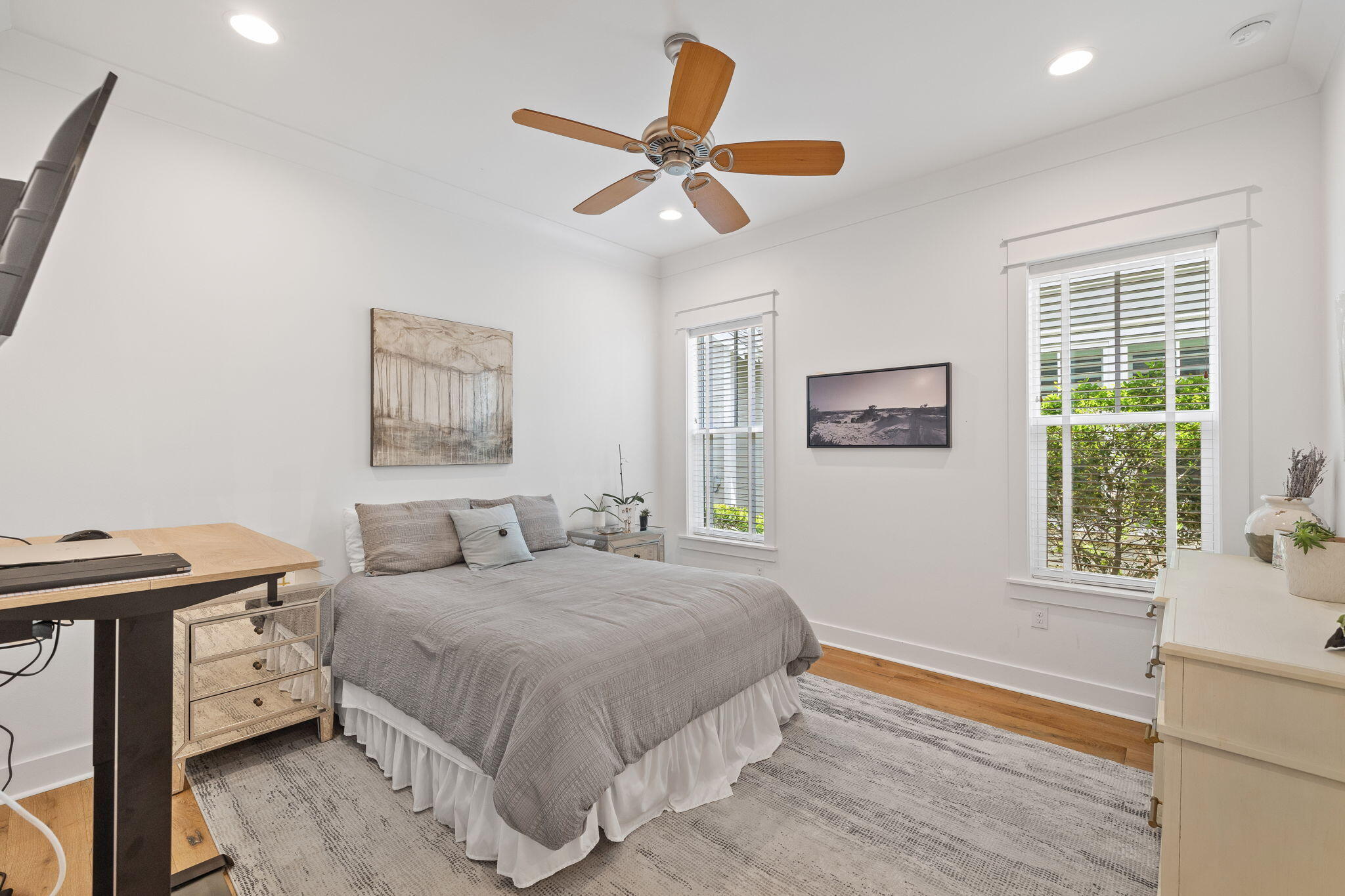 158 Trailhead Drive Inlet Beach, FL 32461 - Photo 25 of 35 a bedroom with a bed and a window