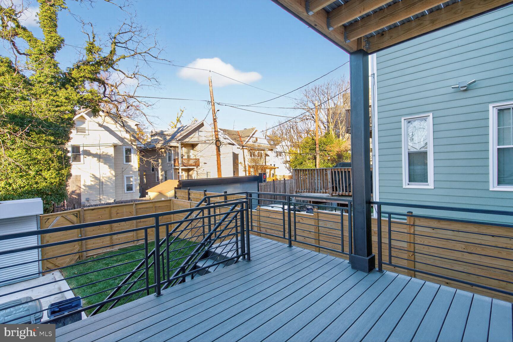 1209 Decatur Street Northwest Washington, DC 20011 - Photo 17 of 54 a view of a chairs and table in the balcony