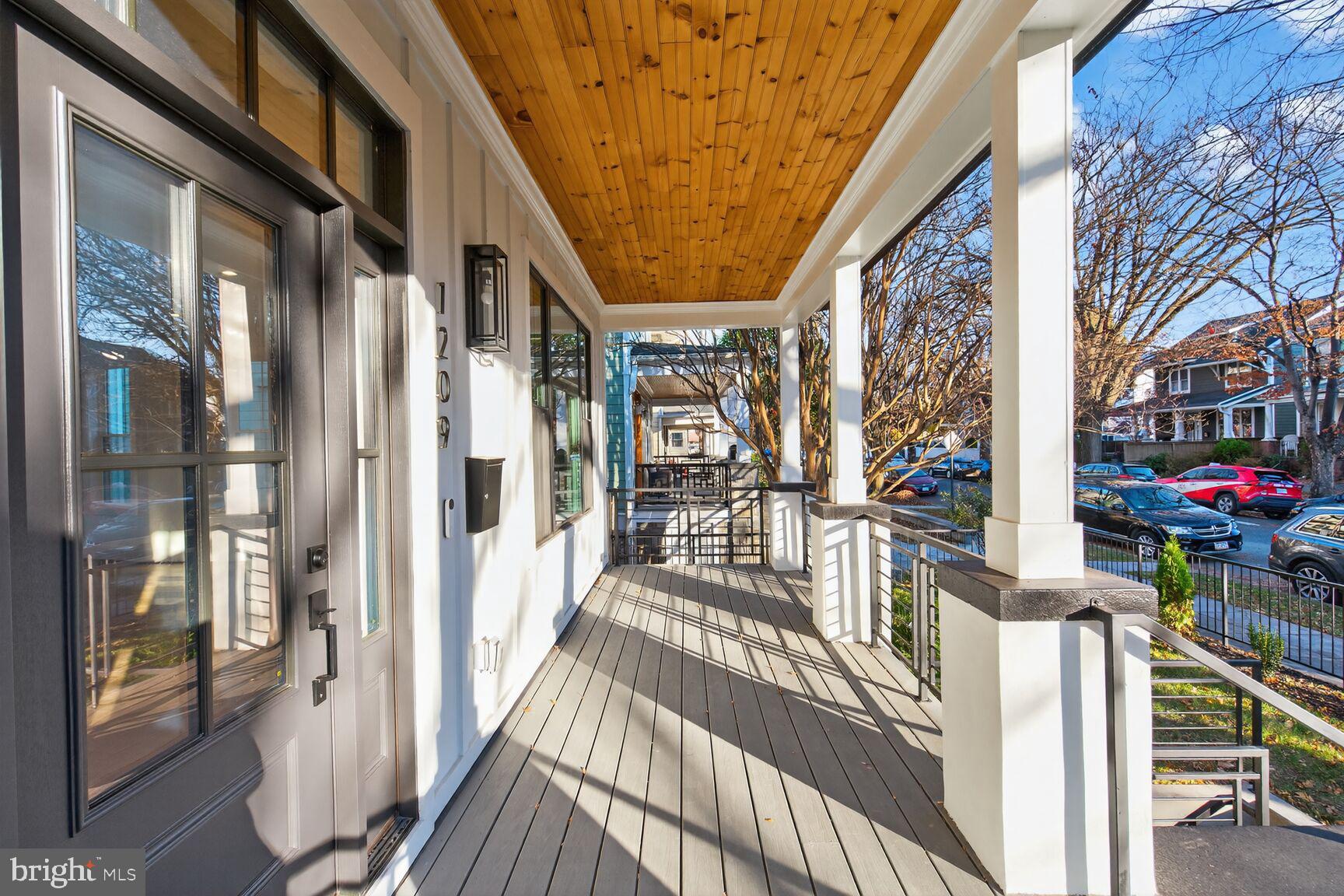 1209 Decatur Street Northwest Washington, DC 20011 - Photo 3 of 54 a view of a house with a glass door