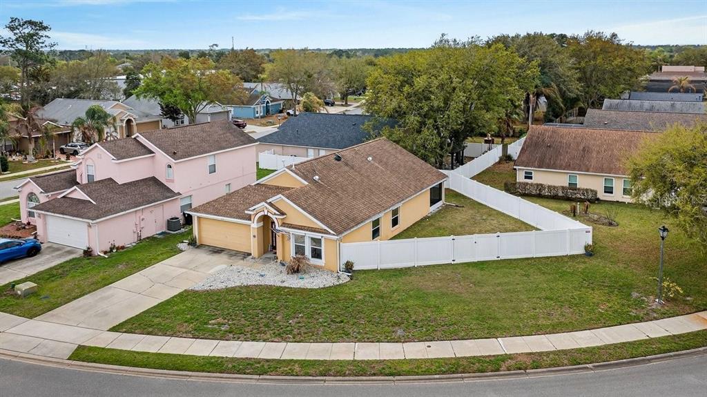 630 Fawn Ridge Drive Orange City, FL 32763 - Photo 43 of 55 an aerial view of residential houses with outdoor space and trees