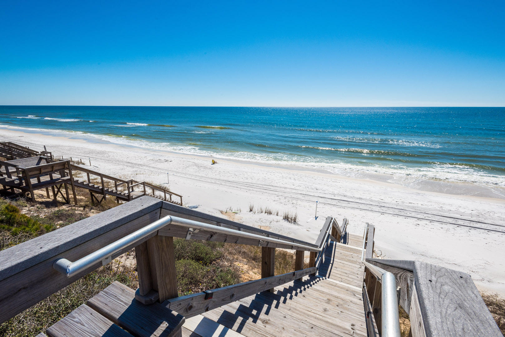89 East Pine Lands Loop, Unit A Inlet Beach, FL 32461 - Photo 20 of 40 a view of a balcony with an ocean view