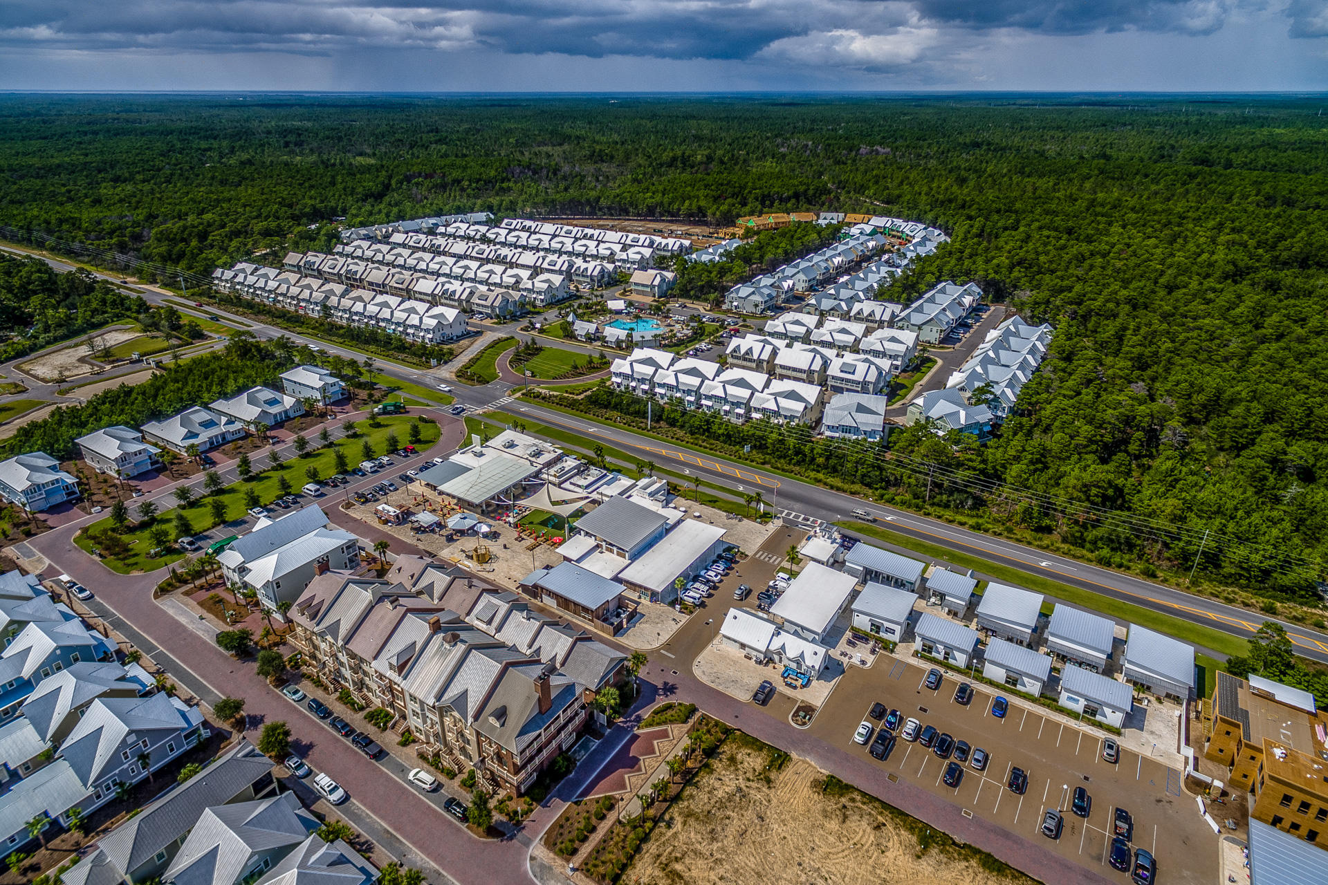 89 East Pine Lands Loop, Unit A Inlet Beach, FL 32461 - Photo 37 of 40 view of a city from a balcony