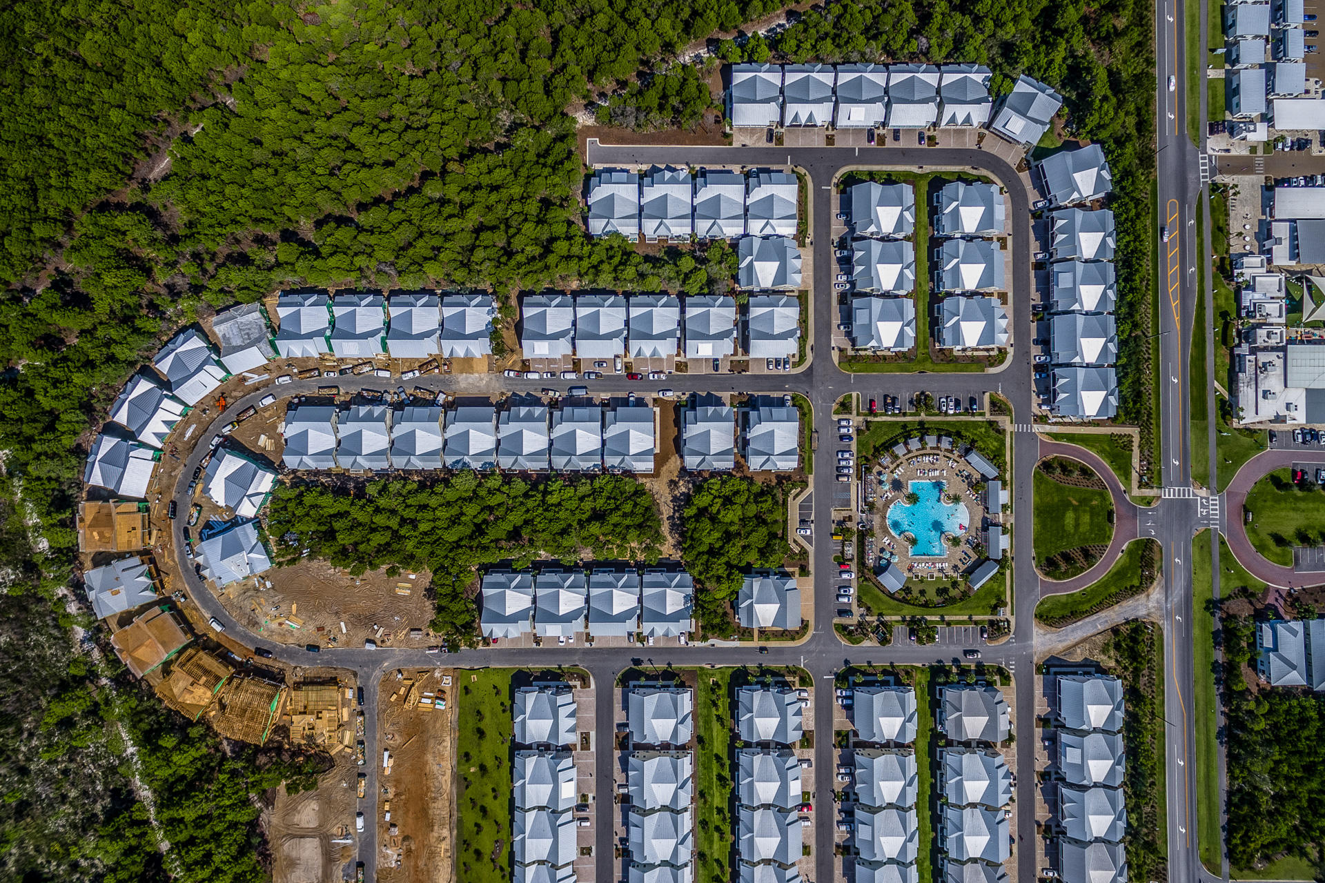 89 East Pine Lands Loop, Unit A Inlet Beach, FL 32461 - Photo 38 of 40 a front view of a building with entryway