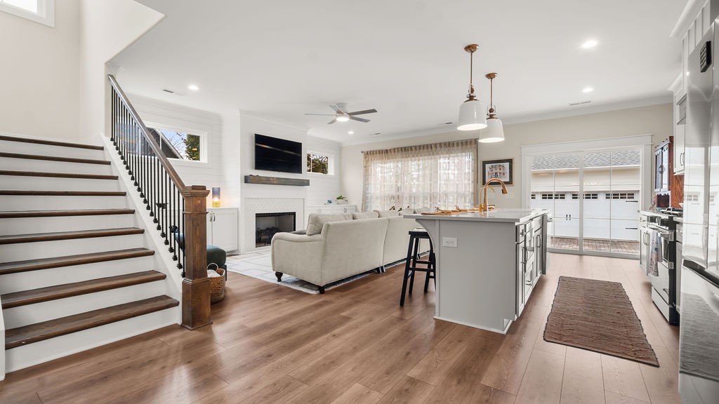 819 North Maple Street Murfreesboro, TN 37130 - Photo 4 of 64 a living room with furniture and a wooden floor