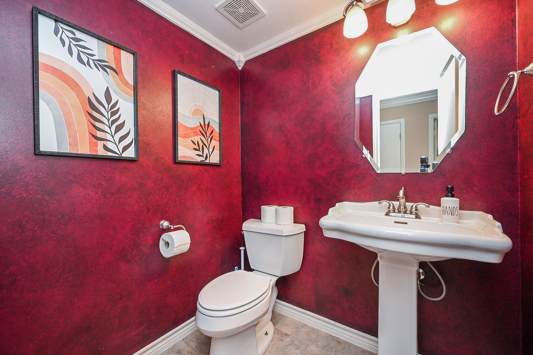 19414 Dianeshire Drive Spring, TX 77388 - Photo 15 of 30 a bathroom with a sink mirror and toilet