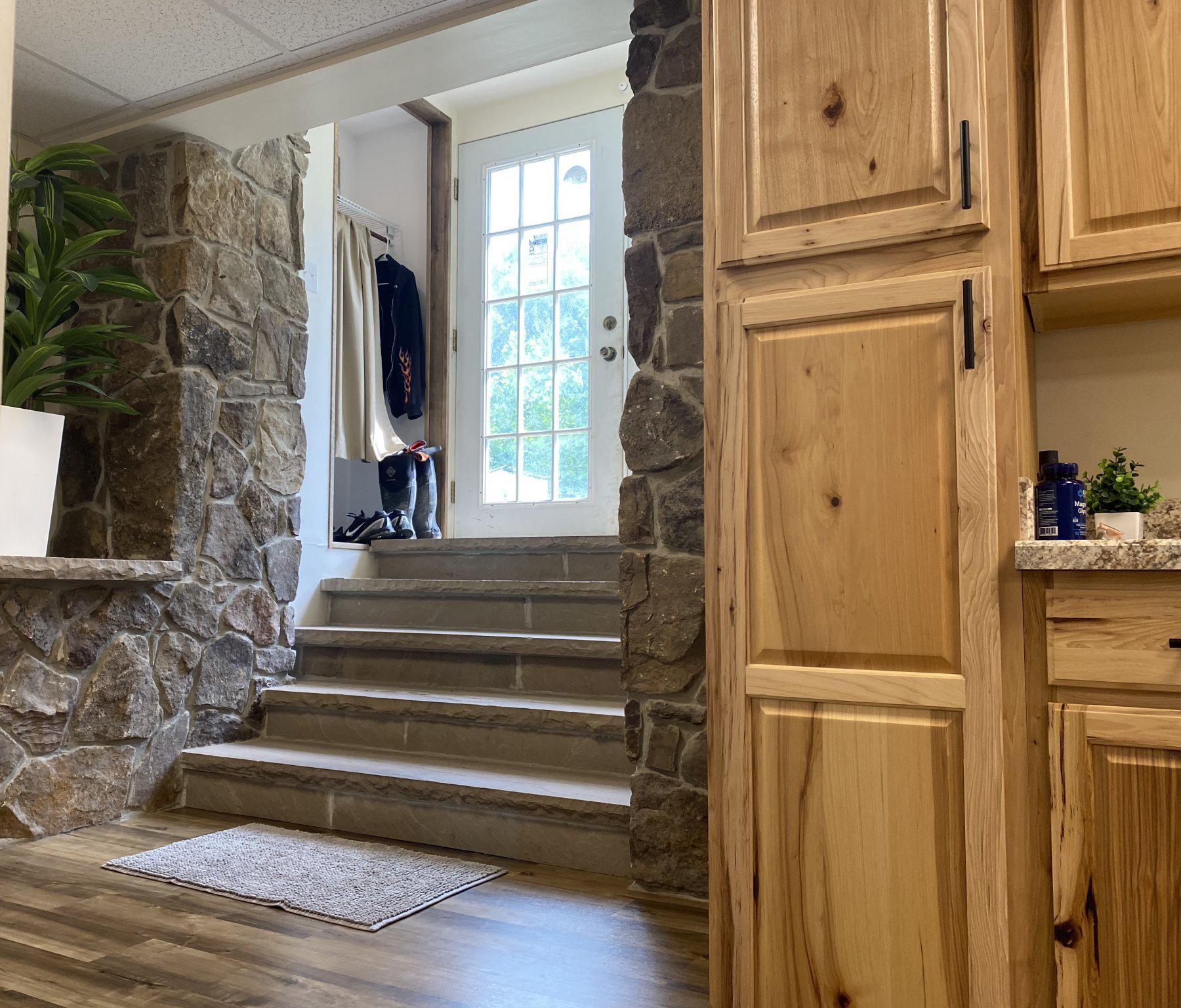 20905 Water Station Run Road Lonaconing, MD 21539 - Photo 46 of 64 Inviting Entry from the Rear with Custom Stone