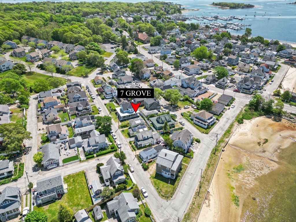 7 Grove Street Wareham, MA 02558 - Photo 38 of 41 an aerial view of residential houses with outdoor space