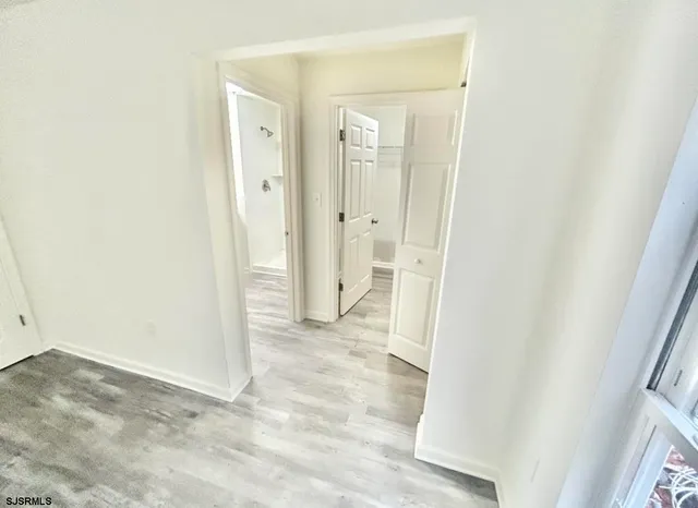 a view of a bathroom with a sink