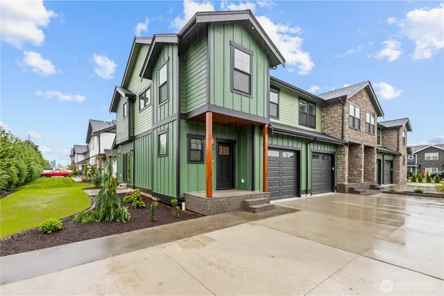 a front view of a house having yard