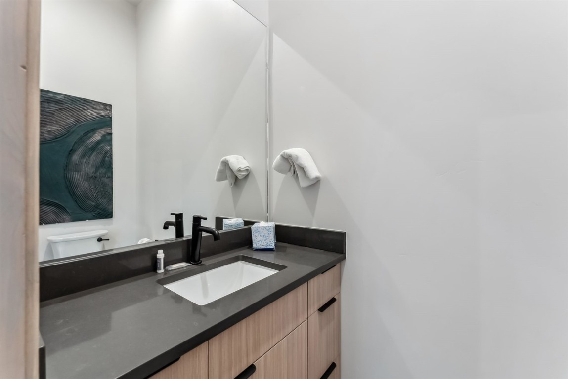 96 River Run Road, Unit A Keystone, CO 80435 - Photo 11 of 50 a bathroom with a sink and a mirror