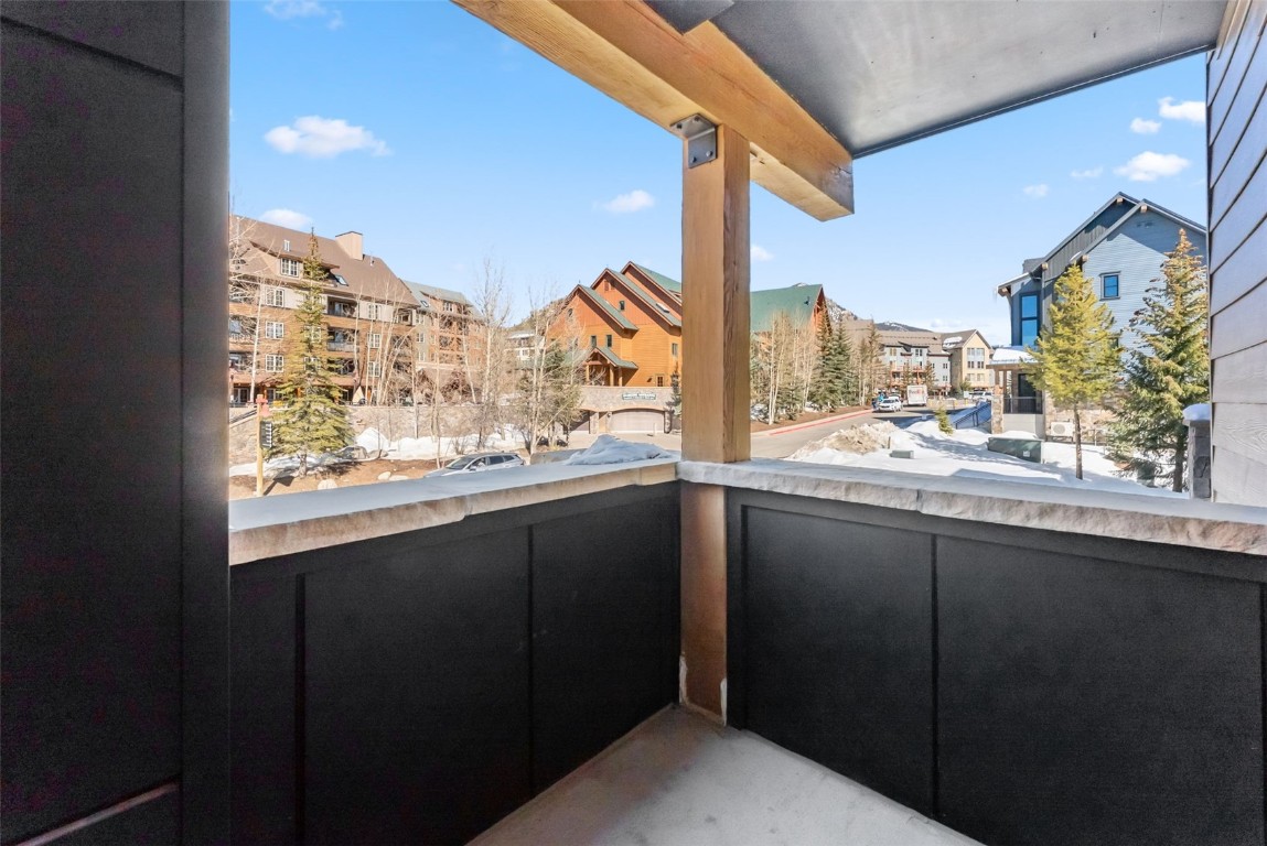 96 River Run Road, Unit A Keystone, CO 80435 - Photo 19 of 50 a kitchen with a window a sink and cabinets