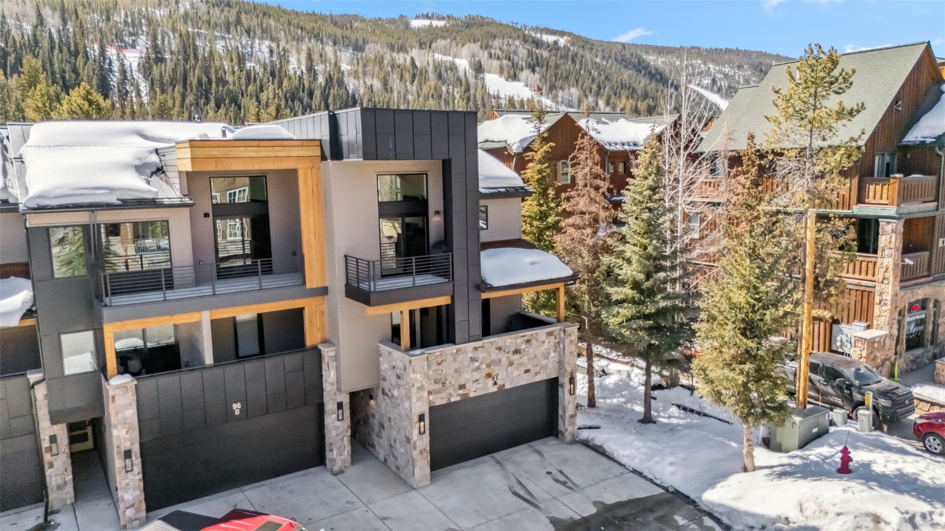96 River Run Road, Unit A Keystone, CO 80435 - Photo 2 of 50 a view of multiple house with outdoor space