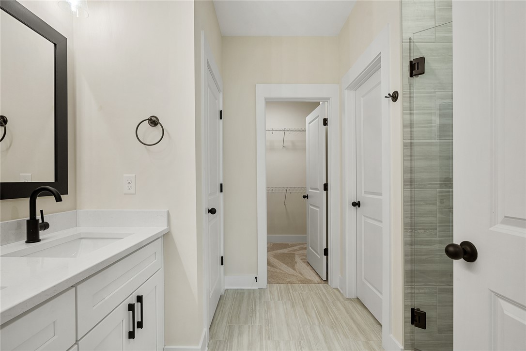 100 Garden Gate Drive Anderson, SC 29621 - Photo 22 of 43 This bathroom features sleek design with modern fixtures and practical storage solutions.