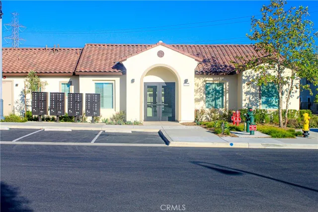 a view of a house with a garden