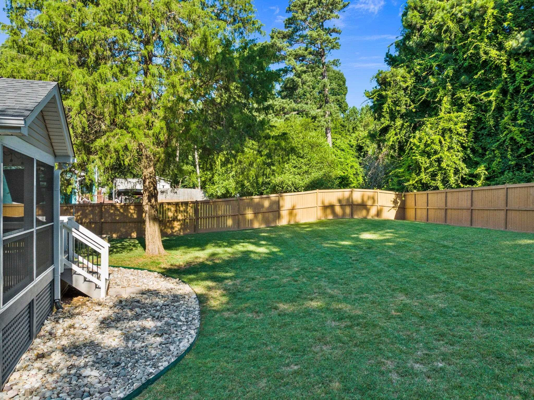 5421 Old Towne Road Raleigh, NC 27612 - Photo 28 of 39 Private fenced in backyard on 0.32 acres. Backyard