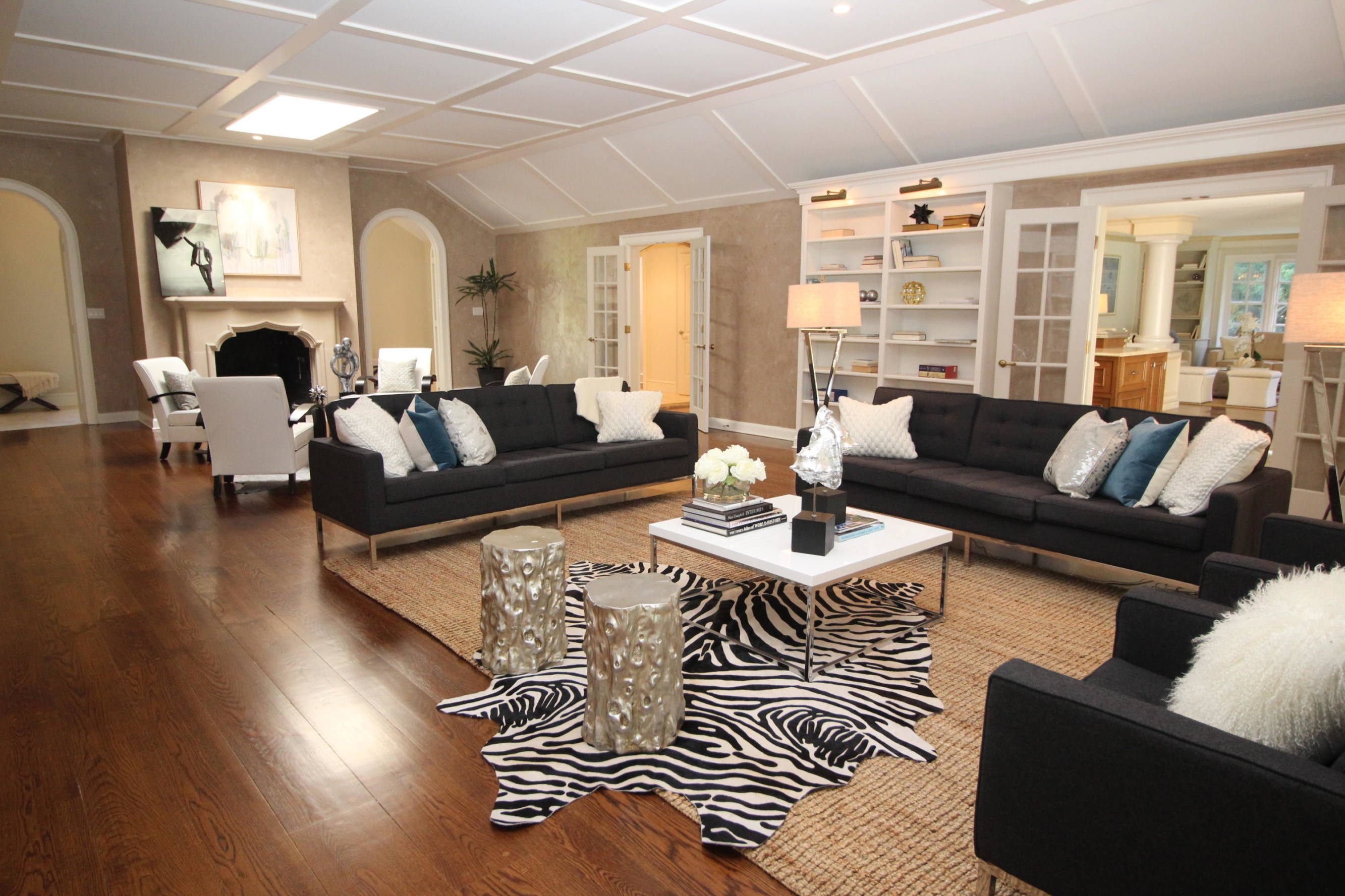 72 Peach Hill Road Darien, CT 06820 - Photo 8 of 43 a living room with furniture or couch and a wooden floor