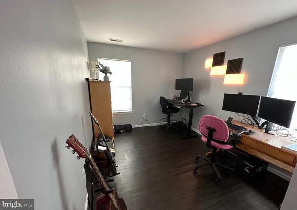 a view of a workspace with a window