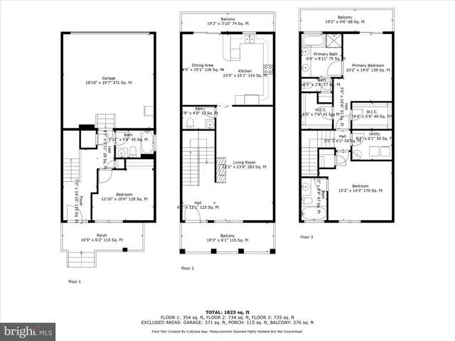 a view of a patio with a table and chairs