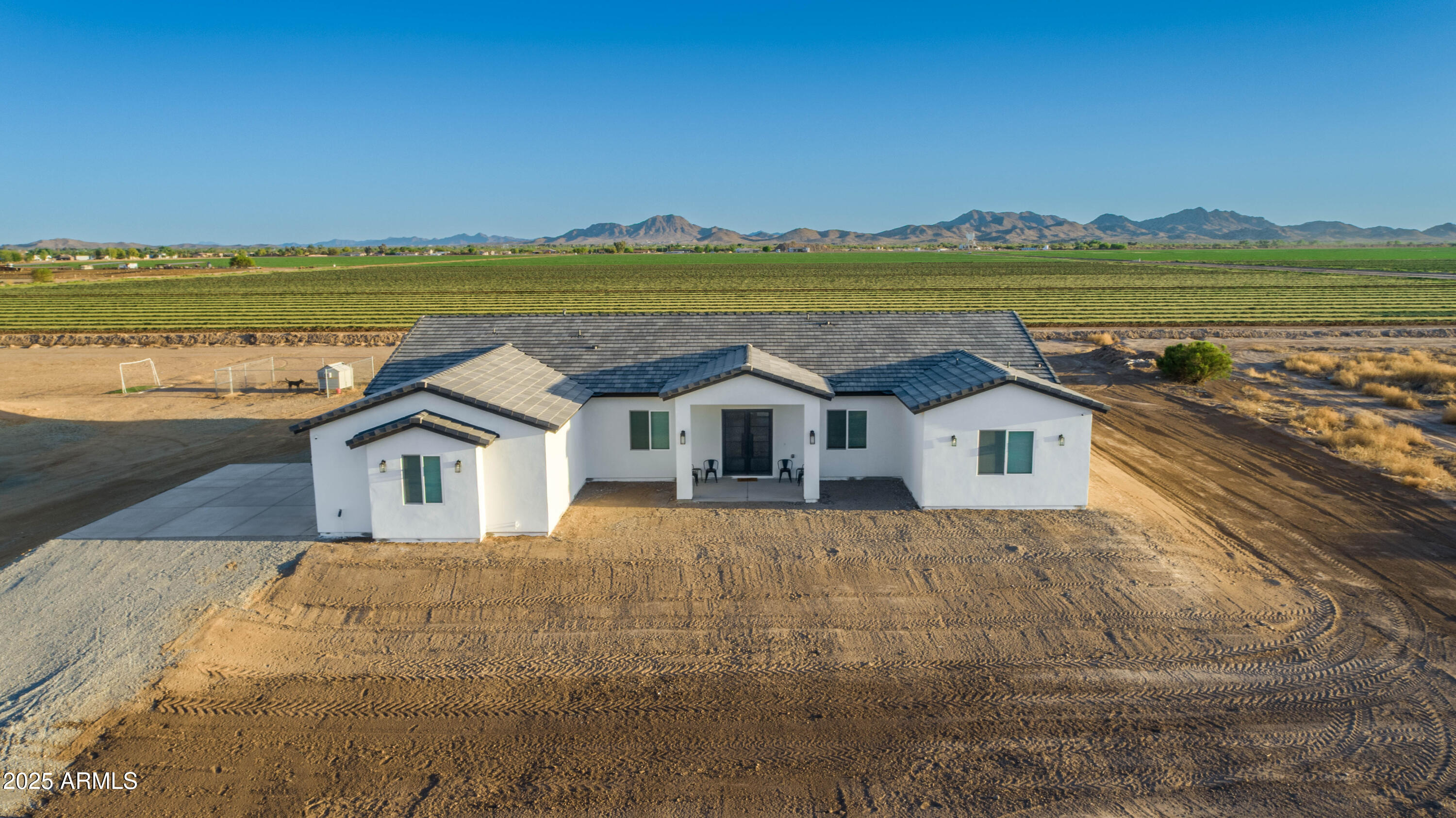 a view of a house with a lake view