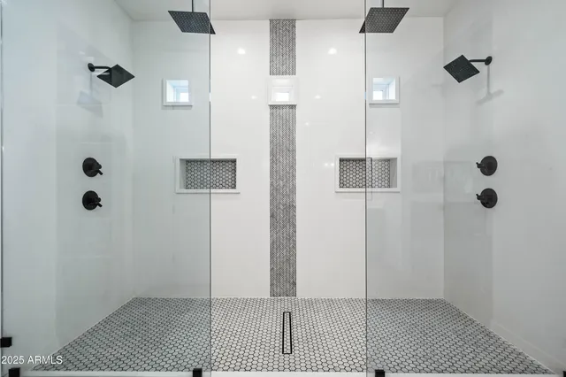 a view of a city with an ocean beach