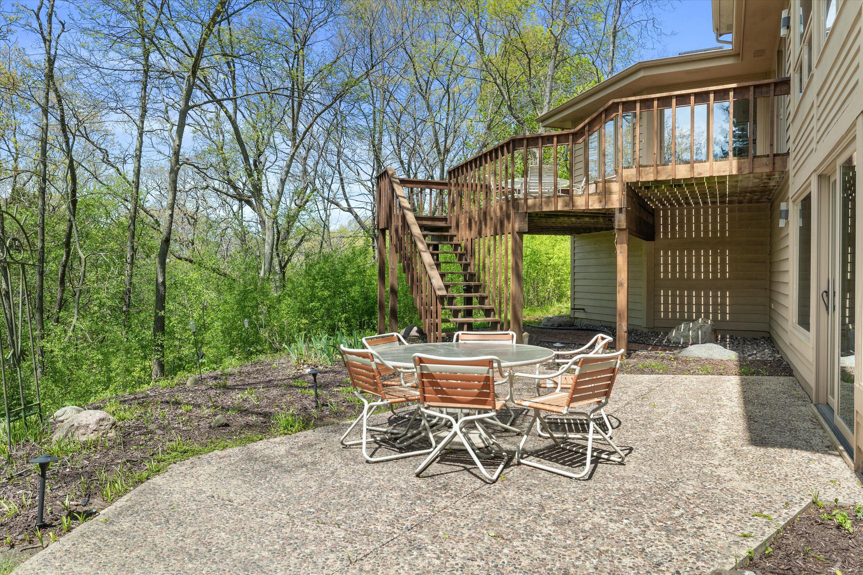 1161 North Lost Woods Road Summit, WI 53066 - Photo 39 of 66 Large patio provides additional gathering spot.