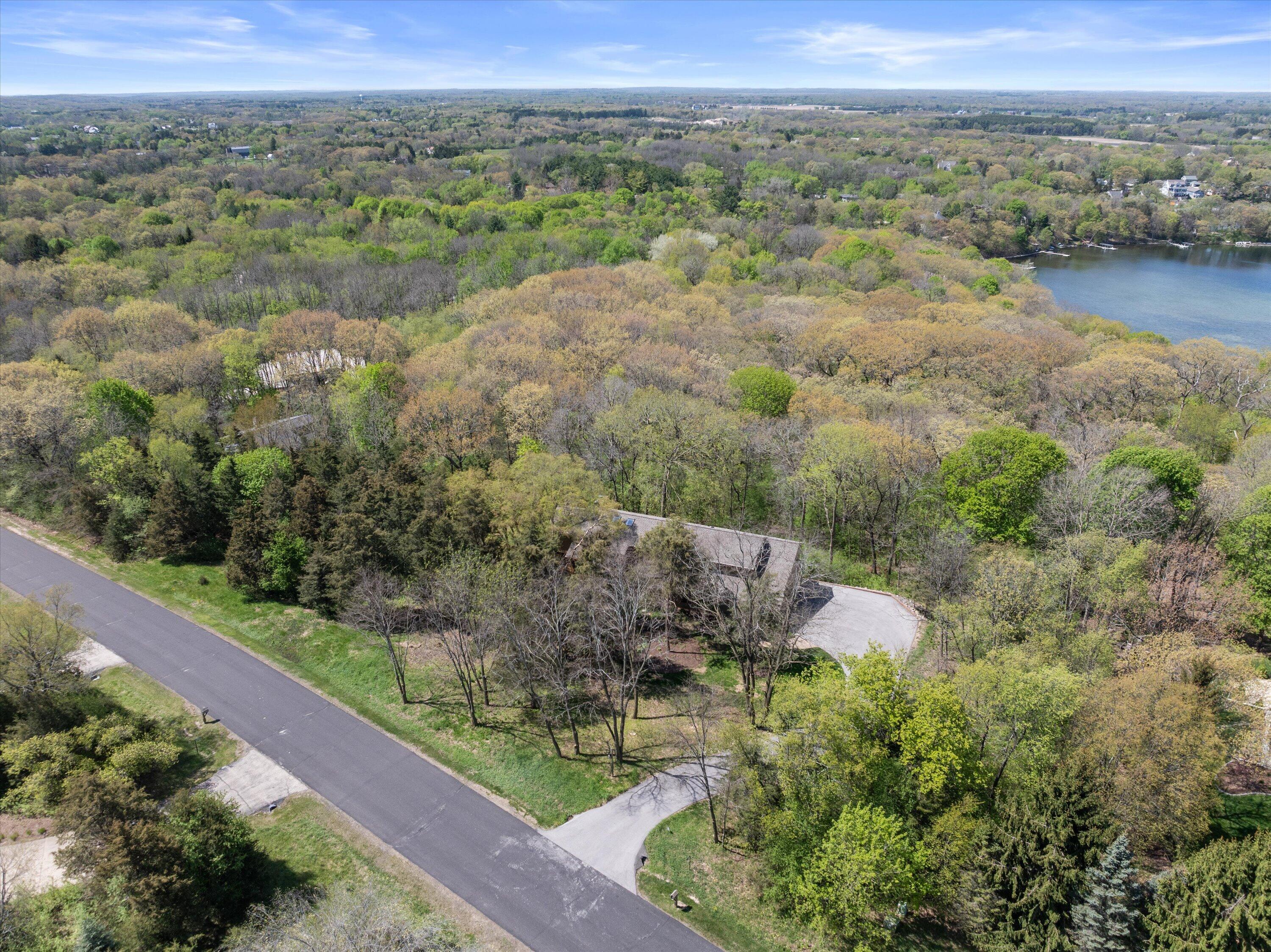 1161 North Lost Woods Road Summit, WI 53066 - Photo 46 of 66 Drone Shot