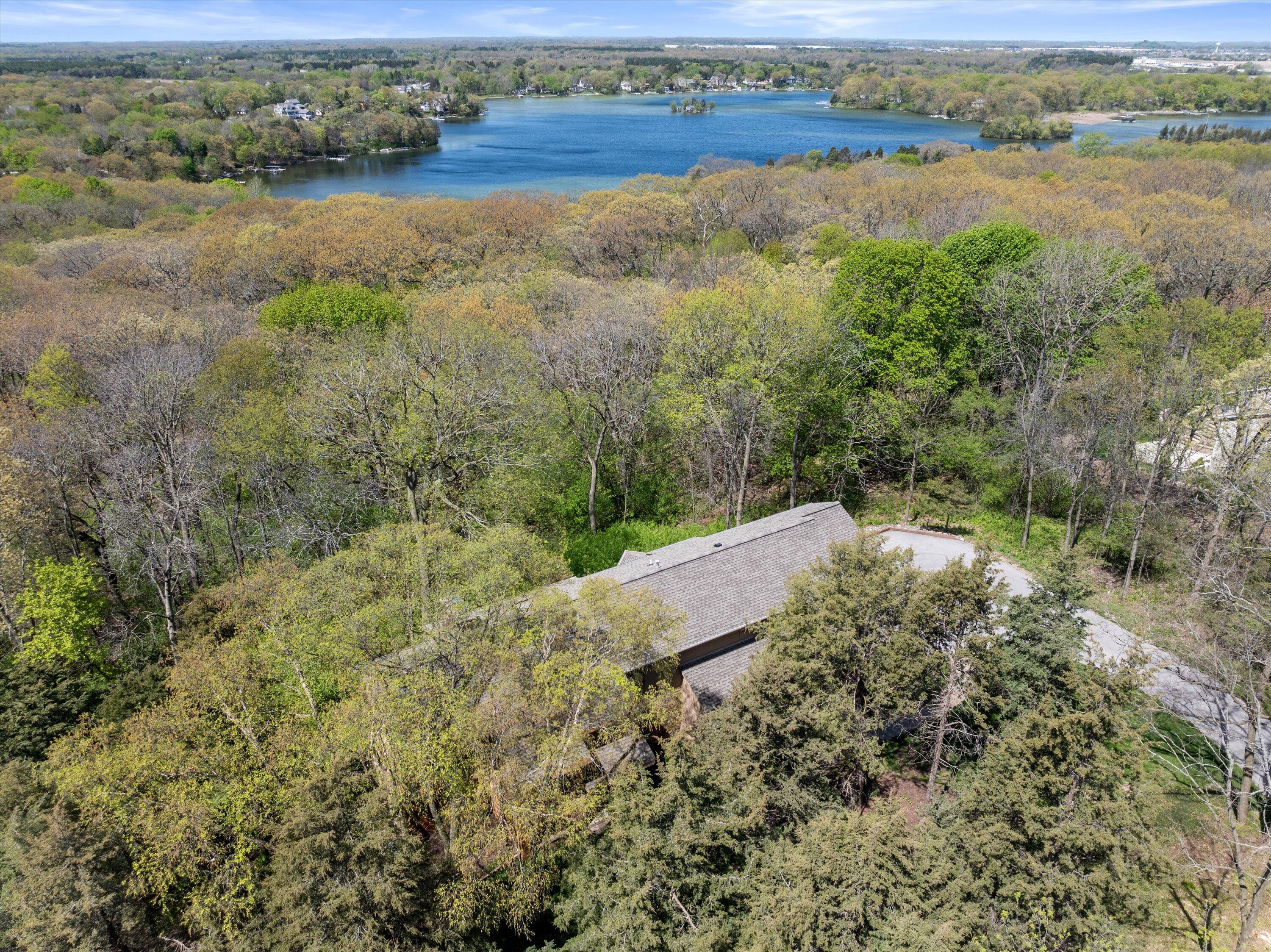 1161 North Lost Woods Road Summit, WI 53066 - Photo 49 of 66 Drone Shot
