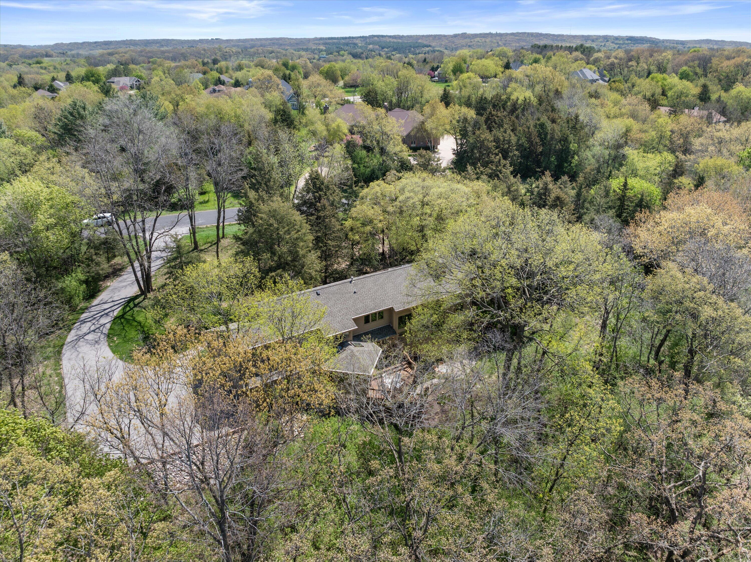 1161 North Lost Woods Road Summit, WI 53066 - Photo 50 of 66 Drone Shot