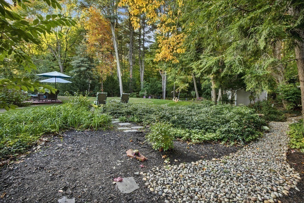 20 Howell Road Sudbury, MA 01776 - Photo 23 of 39 a view of a garden with trees