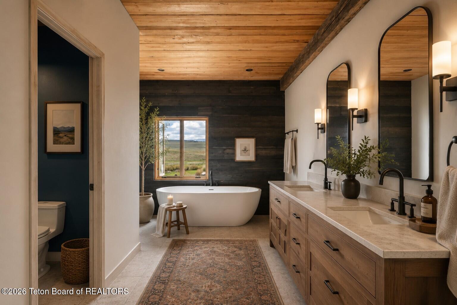 169 Ramshorn Ranch Road Dubois, WY 82513 - Photo 9 of 21 ai master bath