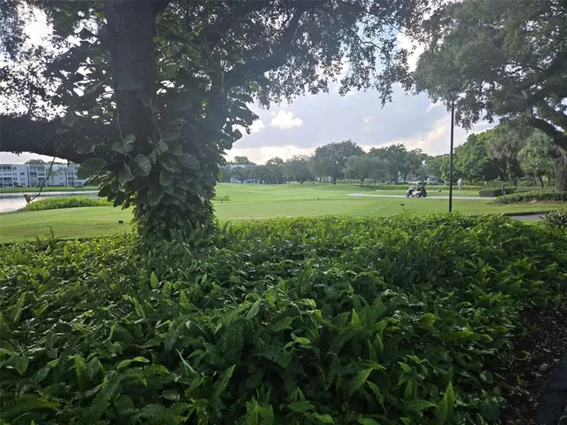 a view of an outdoor space and a yard